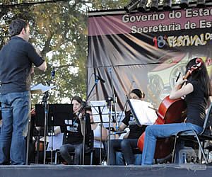 Orquestra da Assatemec representa o conto 'Pedro e o Lobo' em Itu