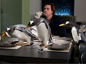 Jim Carrey será o personagem principal de "Os pinguins do papai"